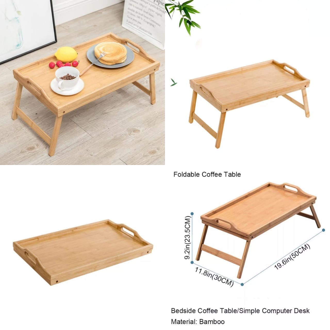 Bamboo Bed Table Tray, Portable Bed Coffee Table, Simple Durable Folding Table, Portable Picnic Folding Desk, Bamboo Storage Collapsible Mesas Table Bamboo Bed Table Tray, Portable Bed Coffee Table, Simple Durable Folding Table, Portable Picnic Folding Desk, Bamboo Storage Collapsible Mesas Table